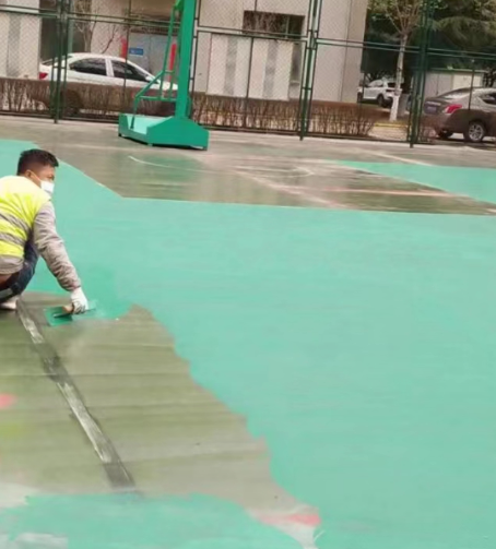 武汉球场地面翻新